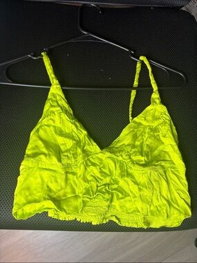 aerie Neon Yellow Bralette